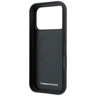 7. BMW M Quadrille Kevlar Metal Logo MagSafe Case for iPhone 18 Pro Max / 17 Pro Max – navy blue