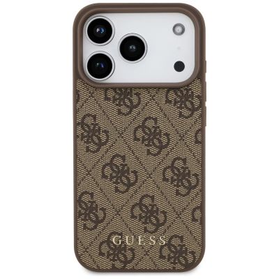 3. Guess 4G Classic Case for iPhone 17 Pro / 18 Pro - Brown