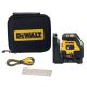 4. DEWALT 10.8V DCLE14201RB Cross Line Laser Red USB-C