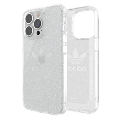 6. Adidas OR Protective Clear Case Glitter for iPhone 13 Pro / iPhone 13 - Transparent Silver
