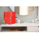 2. ELLE Home ESDAF101RDEU 4L red mini fridge