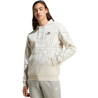 2. adidas Essentials Fleece Hoodie M IZ4760