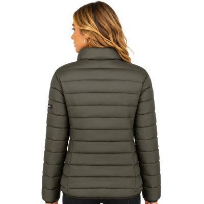 2. Women’s jacket Geographical Norway ATIKOLOR BASIC DB KAKI LADY 096 (WY4205F/GN-KAKI)