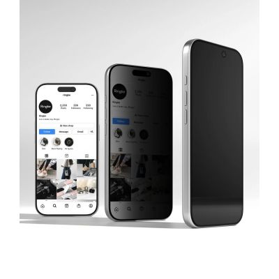 3. Ringke Easy Slide Privacy 2-Pack Tempered Glass for iPhone 18 Pro Max