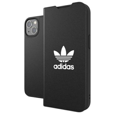 8. Adidas OR Booklet Case BASIC for iPhone 13 - Black and White