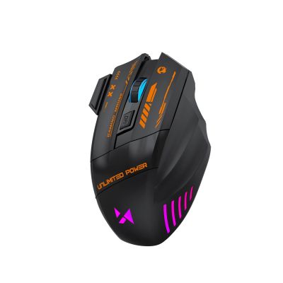 9. Wozinsky WMGB-1179 Wireless Optical Gaming Mouse with Built-in Rechargeable Battery 3200 DPI with Backlight - Black