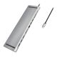 LogiLink UA0373 - Wired - USB 3.2 Gen 1 (3.1 Gen 1) Type-C - 100 W - 3.5 mm - 10,100,1000 Mbit/s - Aluminum