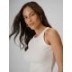 4. Women's slim ribbed knit top 4F 4FRSS26TSLEF338-12S