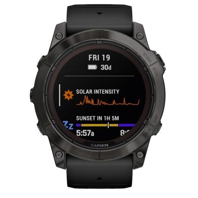 19. Garmin fenix 7X Pro 3.56 cm (1.4") MIP 51 mm Digital 280 x 280 px Touchscreen Black Wi-Fi GPS