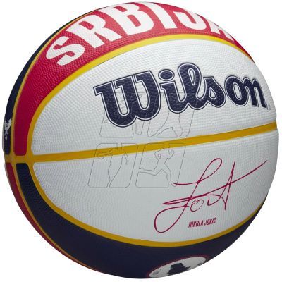 6. Wilson NBA Player Local Nikola Jokic ball for basket WZ4006701XB