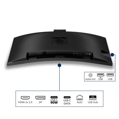 6. Philips 3000 series 34B2U3600CH/00 computer monitor 86.4 cm (34") 3440 x 1440 px Wide Quad HD LCD Black