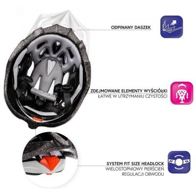 86. Meteor MV29 Drizzle Bike Helmet 24715-24717