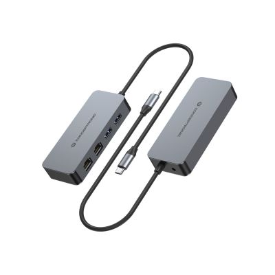 3. Conceptronic ABBY24G Docking Station Wired USB 3.2 Gen 1 (3.1 Gen 1) Type-C Gray