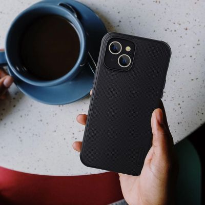 16. Nillkin Super Frosted Shield Pro case for iPhone 14 Plus back cover black