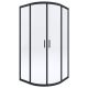 Semicircular shower cabin 90x90 cm