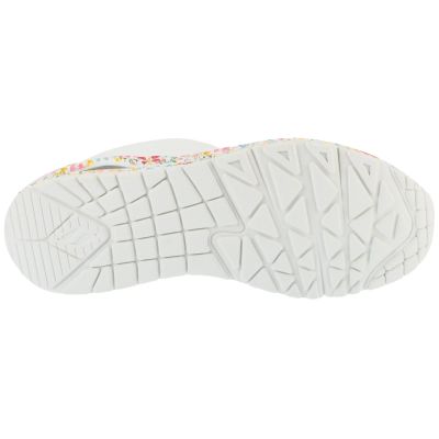 4. Skechers Uno – Majestic Garden 155583-WMLT White 36