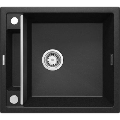 Single-bowl magnetic granite sink