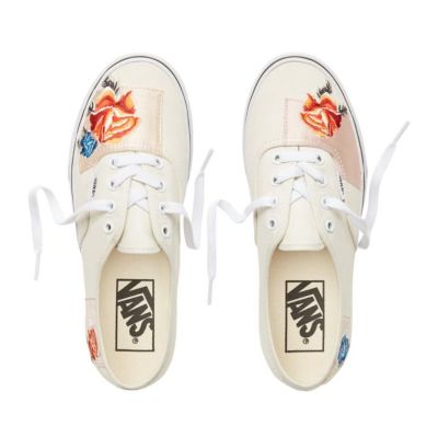 4. Vans Authentic Satin Patchwork Women's Sneakers - VA38EMU5Q
