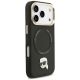 4. Karl Lagerfeld Big Strap Karl Metal Logo MagSafe Case for iPhone 17 Pro - Black