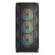 2. Sharkoon AK3 RGB Computer Case Black Tempered Glass