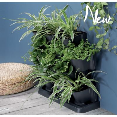 6. VERTICAL GARDEN FLOWER BED STANDING ANTHRACITE