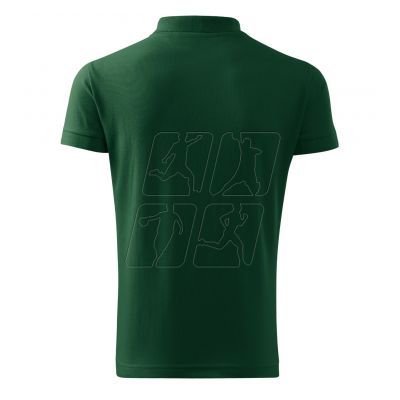 3. Malfini Cotton Heavy M MLI-215D3 polo shirt dark green