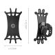 2. Rockbros LF436 Handlebar Clamp Phone Holder – Black