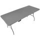 5. CATERING TABLE FOLDABLE INTO A SUITCASE 180x74CM MAX.100KG WOODLAND BOARD DARK GREY