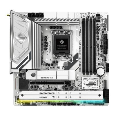 2. ASRock B860M Steel Legend WiFi Motherboard