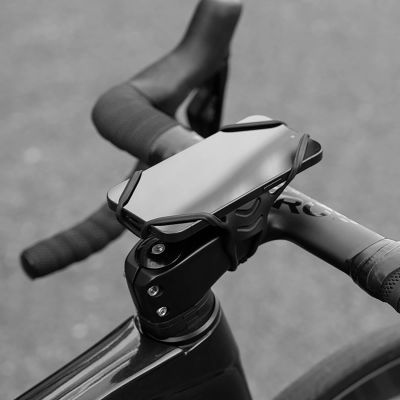 6. Rockbros LF24166 Silicone Bike Phone Holder 4-7" - Black