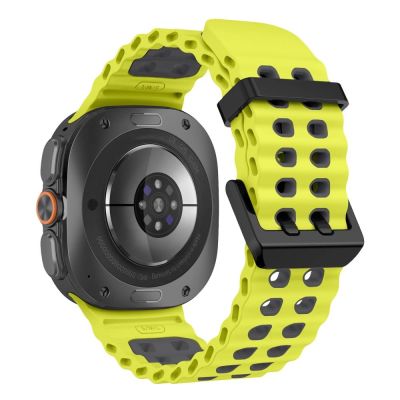 2. Tech-Protect Iconband Pro for Samsung Galaxy Watch Ultra 47mm - Lime Gray