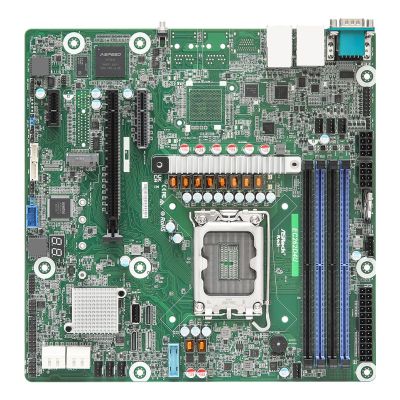AsRock EC262D4U Motherboard 1x LGA1700 Intel Xeon E-2400 C262 (4x DIMM, 8x SATA, 2xOCulink, 1xM.2, 2x1Gbe, IPMI, mATX)