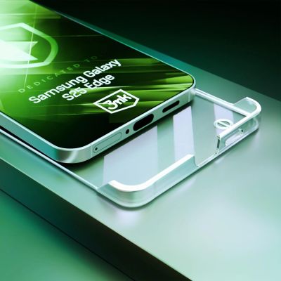 12. 3mk Just20g Clear Case for Samsung Galaxy S25 Edge - transparent