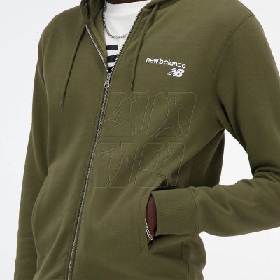 4. New Balance Classic Core Full Zipper Hoodie M MJ03907DMO