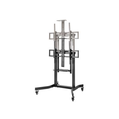 3. Equip Floor Stand Holder 55-100"/1TFT 120kg 1Shelf Solid Retail (650633)
