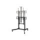 3. Equip Floor Stand Holder 55-100"/1TFT 120kg 1Shelf Solid Retail (650633)