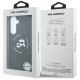 8. Karl Lagerfeld Silicone Karl&Choupette Heads MagSafe Case for Samsung Galaxy S26 FE - Black