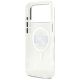 7. Karl Lagerfeld IML Glitter Karl & Choupette Sketch Logo MagSafe Case for iPhone 17 Pro Max - Clear
