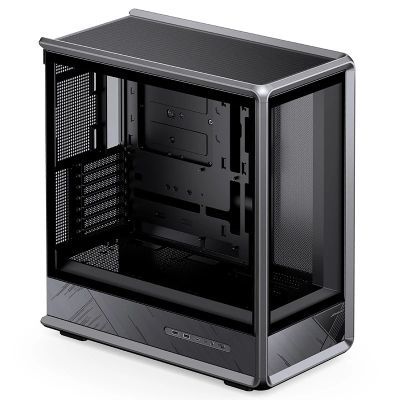 16. Jonsbo D401 PC Gehäuse, Midi Tower, ATX, Tempered Glass - black