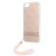 6. Guess GUOHCI8H4STP iPhone SE 2022 / SE 2020 / 7/ 8 pink/pink hardcase 4G Print Strap