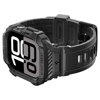 10. Spigen Rugged Armor Pro Strap for Apple Watch 42mm - Black