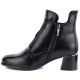 8. Women's insulated ankle boots with a block heel, black, Potocki SZ12868