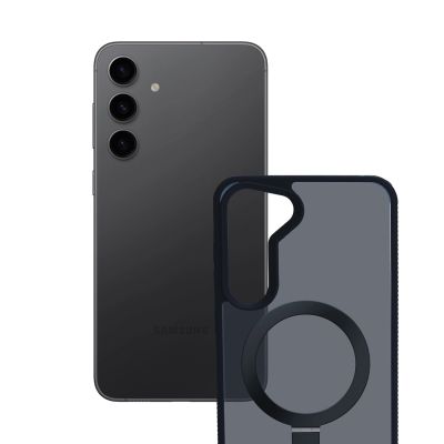 2. 3mk Smoke Case Mag&Stand for Samsung Galaxy S24+ - black