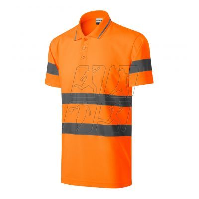 Rimeck HV Runway M polo shirt MLI-2V998 fluorescent orange