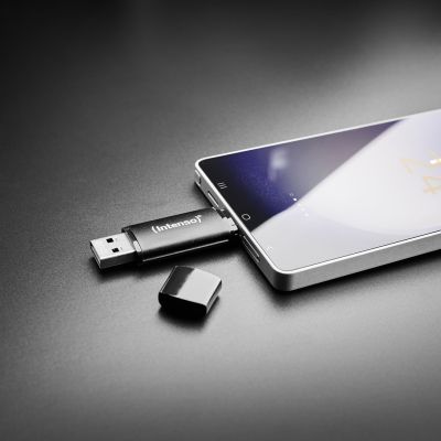6. Intenso 3544492 USB Flash Drive 256GB USB Type-A / USB Type-C 3.2 Gen 1 (3.1 Gen 1) Black