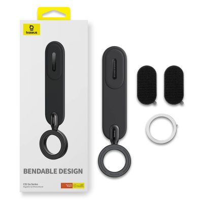 5. Baseus PrimeTrip C02 Go MagSafe Compatible Car Holder for Dashboard - Black