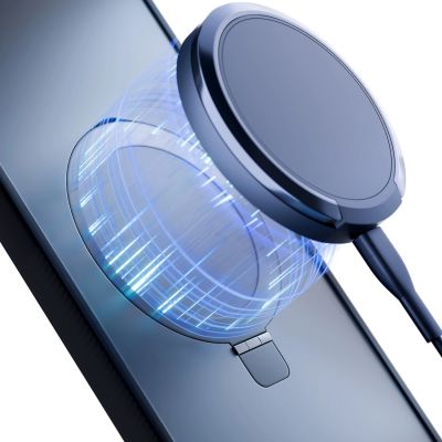 21. 3mk Smoke Case Mag&Stand for Apple iPhone 15 pro max - black