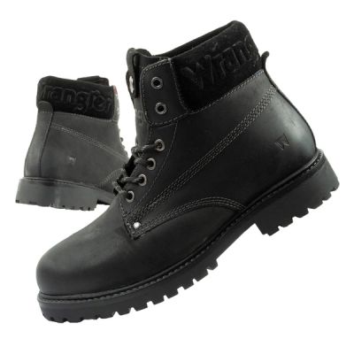 Wrangler Arch Fur men's boots, Chelsea boots, elegant, insulated, black