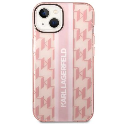 3. Karl Lagerfeld KLHCP14MHKLSPCP iPhone 14 Plus 6.7 "hardcase pink / pink Mono Vertical Stripe