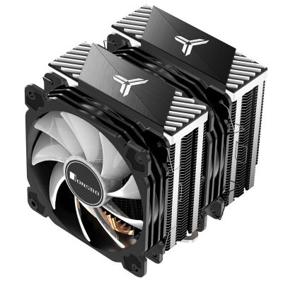 19. Jonsbo CR-2000GT CPU cooler with radiator and 12 cm fan, black, 1 pc.